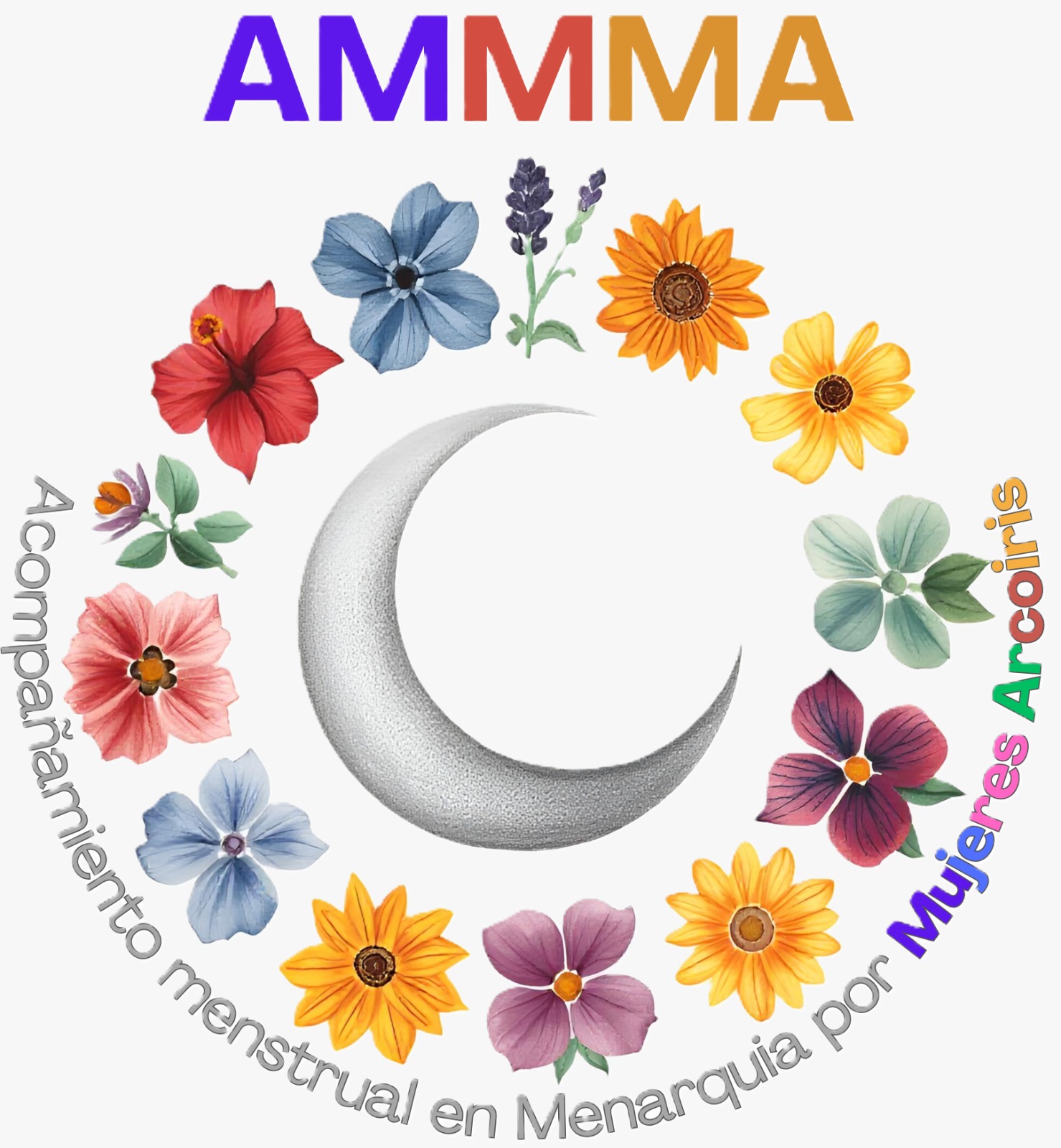 Grupo reducido en taller menstrual AMMMA